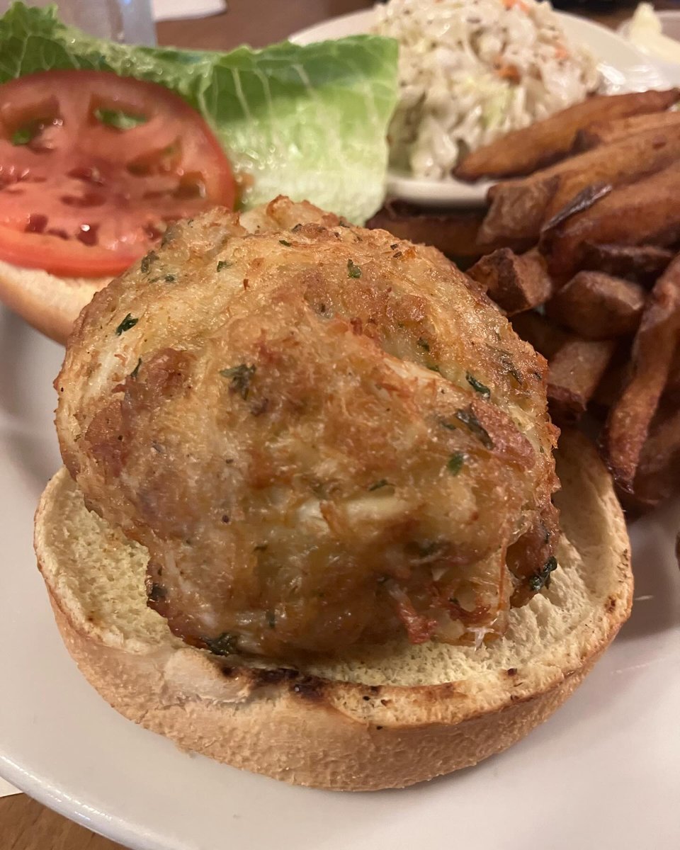 Crab cake at Johnny Dee’s Lounge