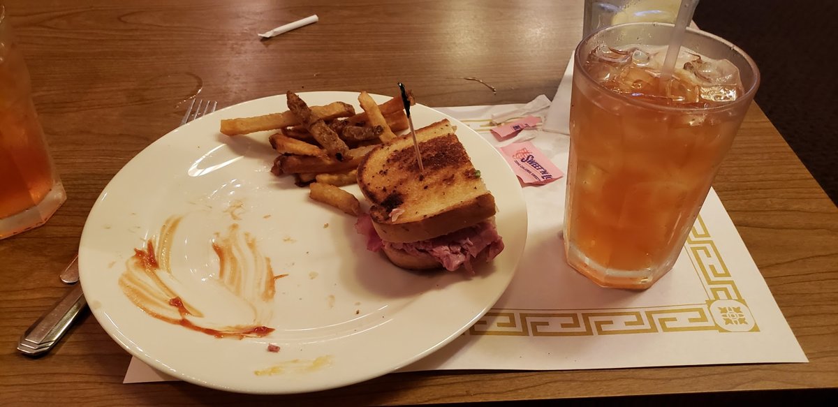 Reuben platter at Johnny Dee’s Lounge