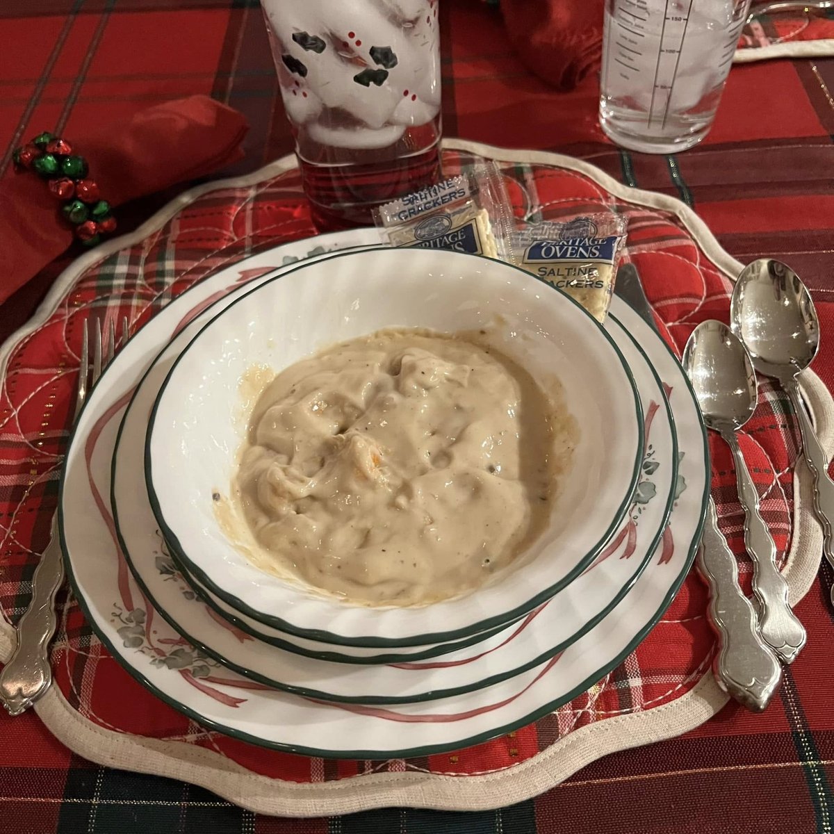 Shrimp bisque at Johnny Dee’s Lounge